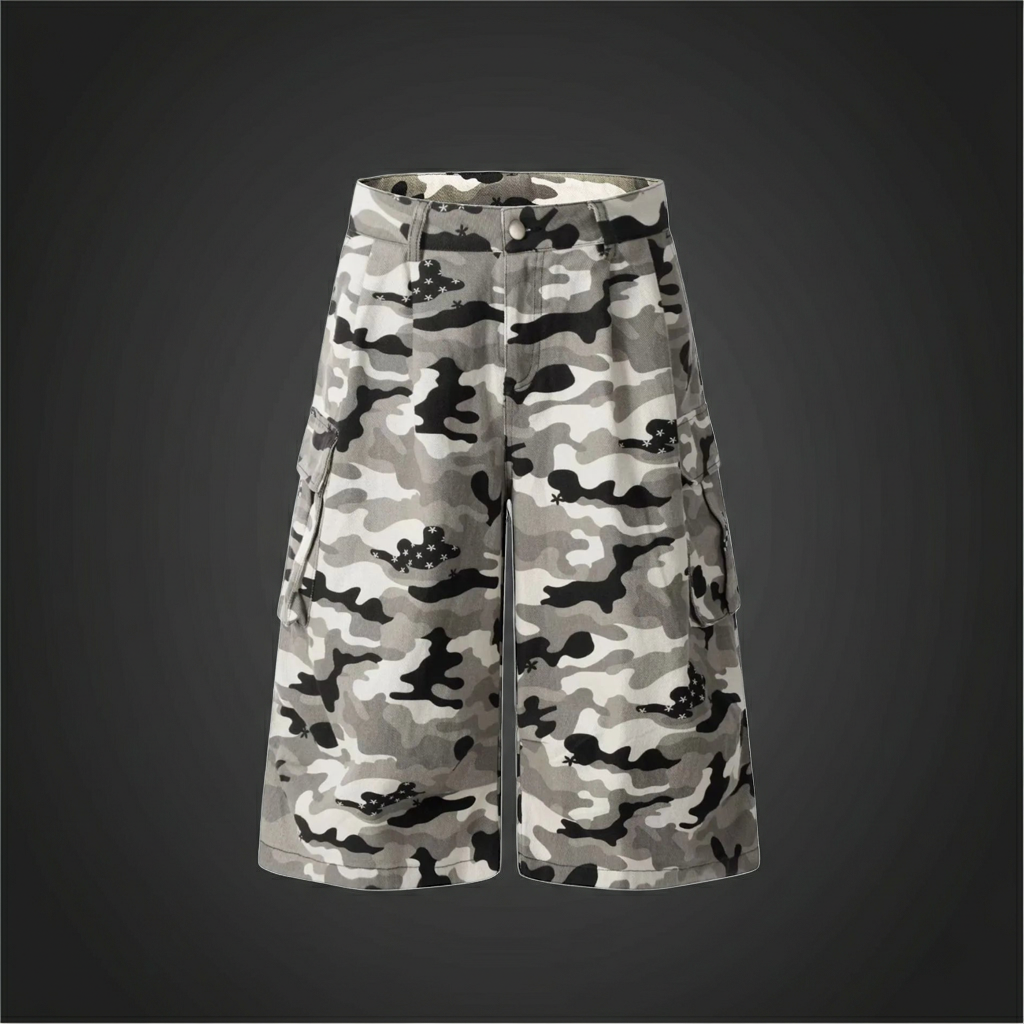 Camouflage Cargo Shorts