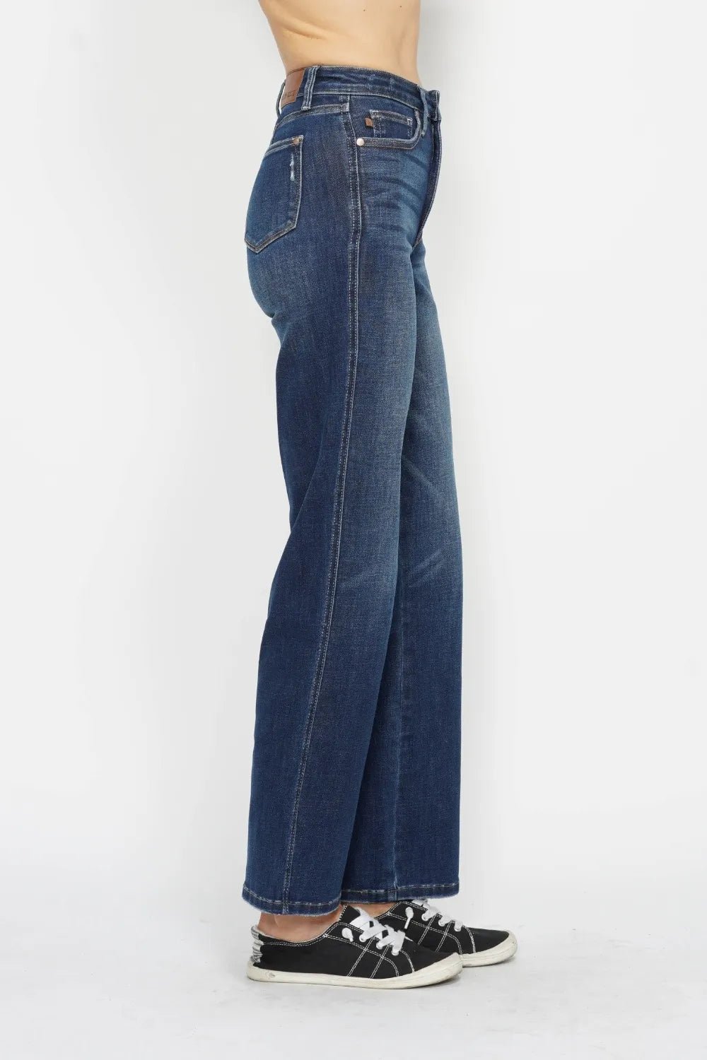High Waist Tummy Control Jeans – Full Size - RichDrip