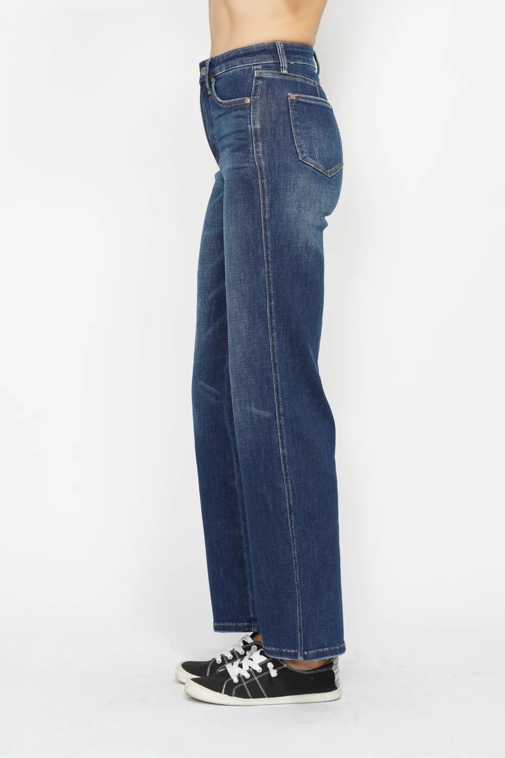 High Waist Tummy Control Jeans – Full Size - RichDrip
