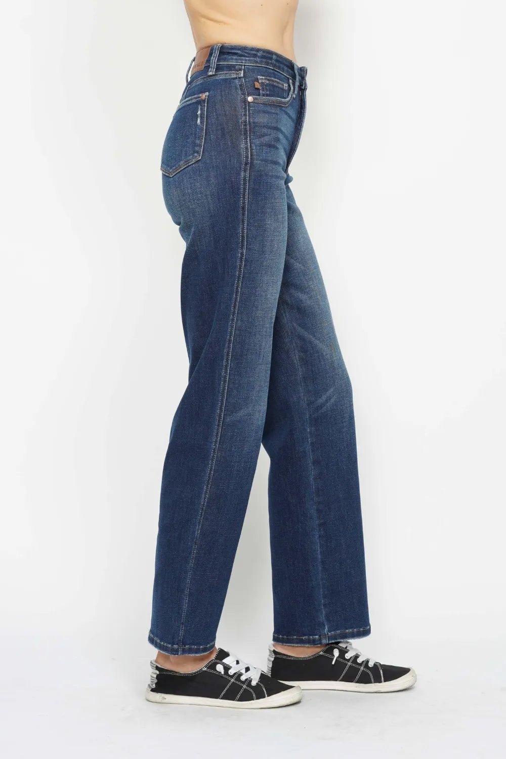 High Waist Tummy Control Jeans – Full Size - RichDrip