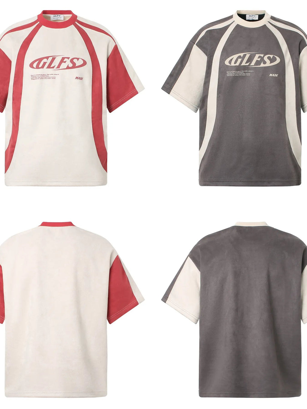Men's Contrast Raglan Short Sleeve T-Shirt - RichDrip