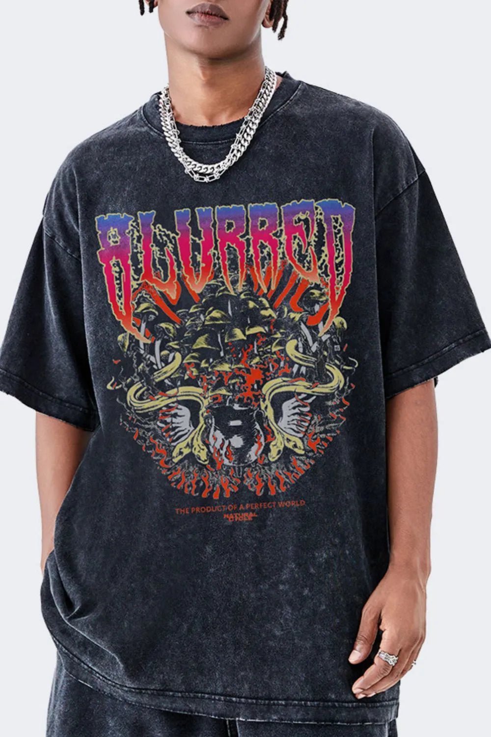 Men's Graphic Round Neck Tee – Premium Edition - RichDrip