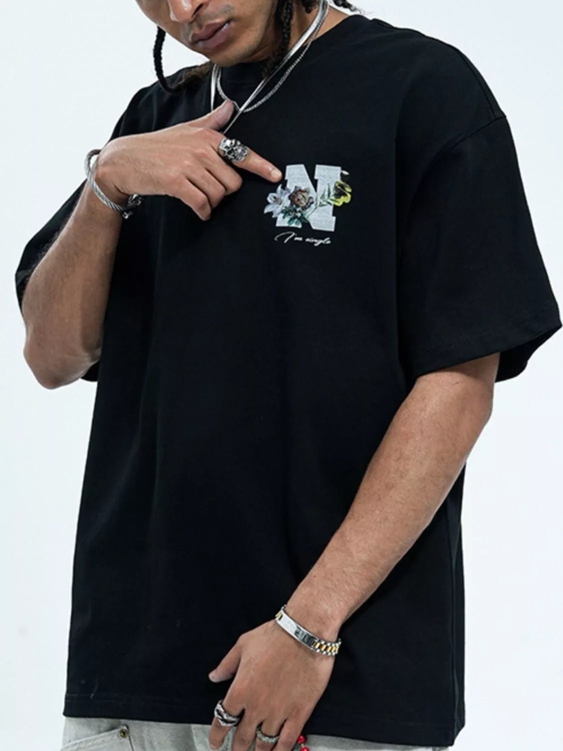 Men's Round Neck Short Sleeve T-Shirt - RichDrip