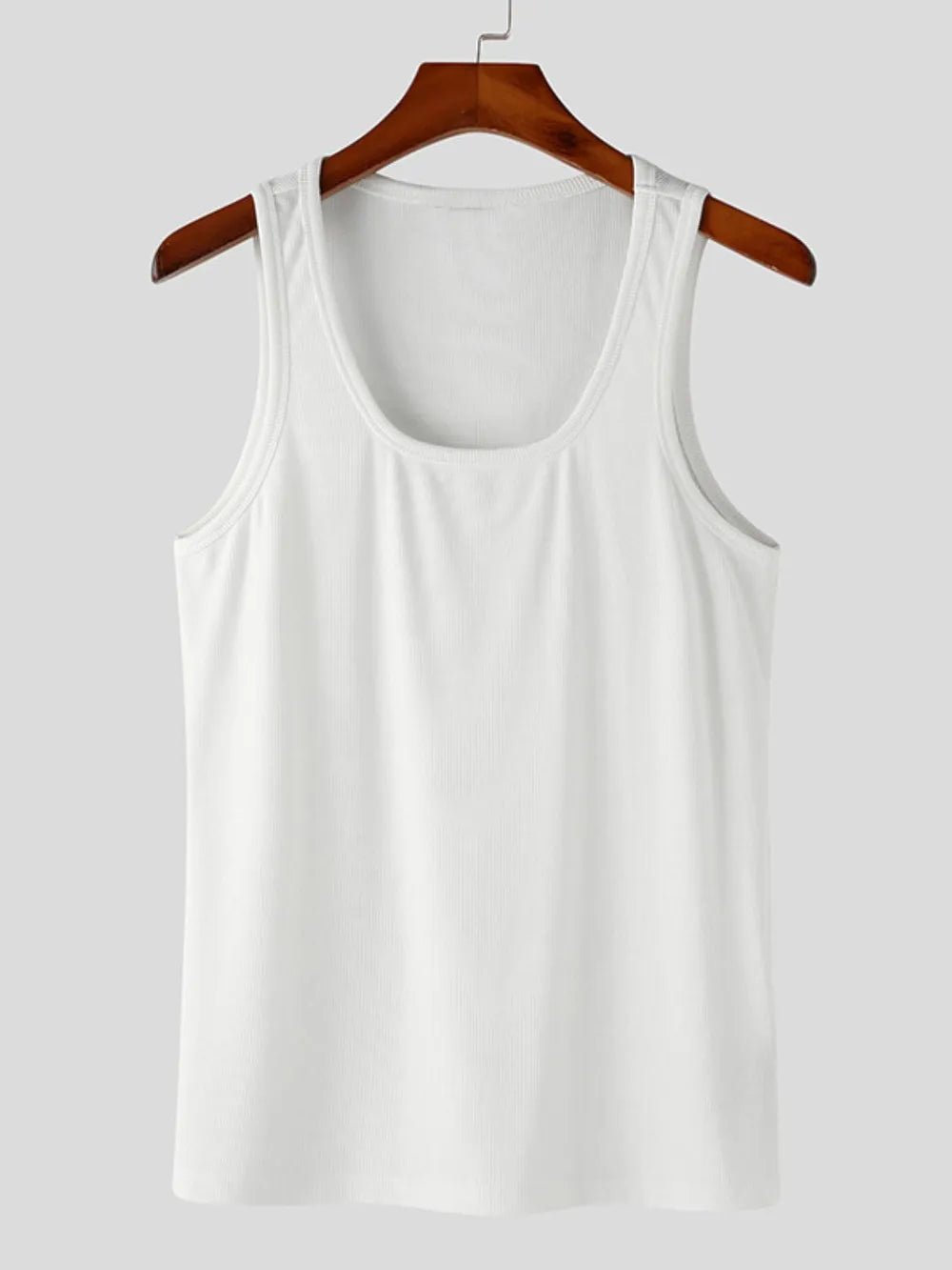 Men's Square Neck Wide Strap Tank - RichDrip