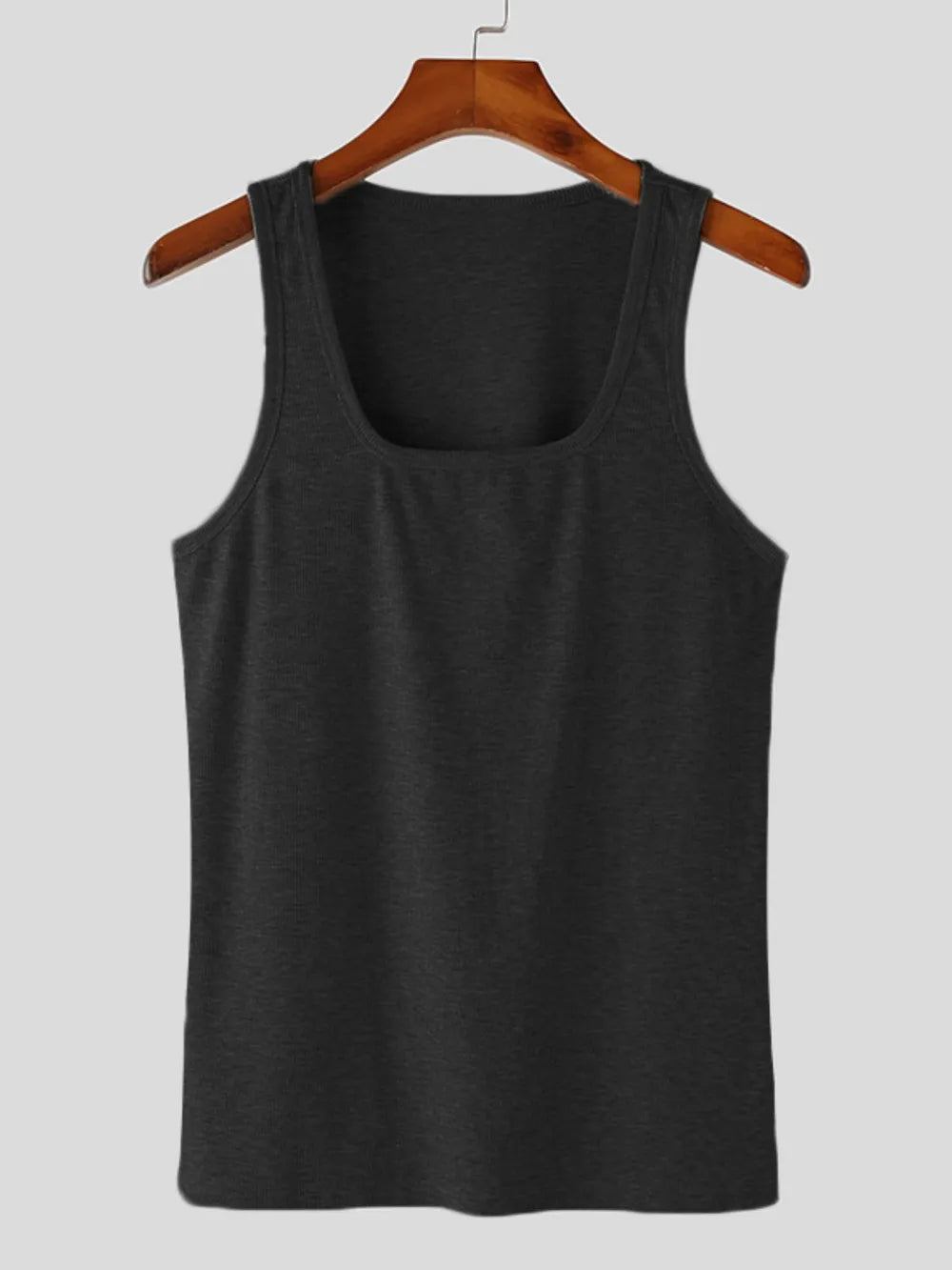 Men's Square Neck Wide Strap Tank - RichDrip