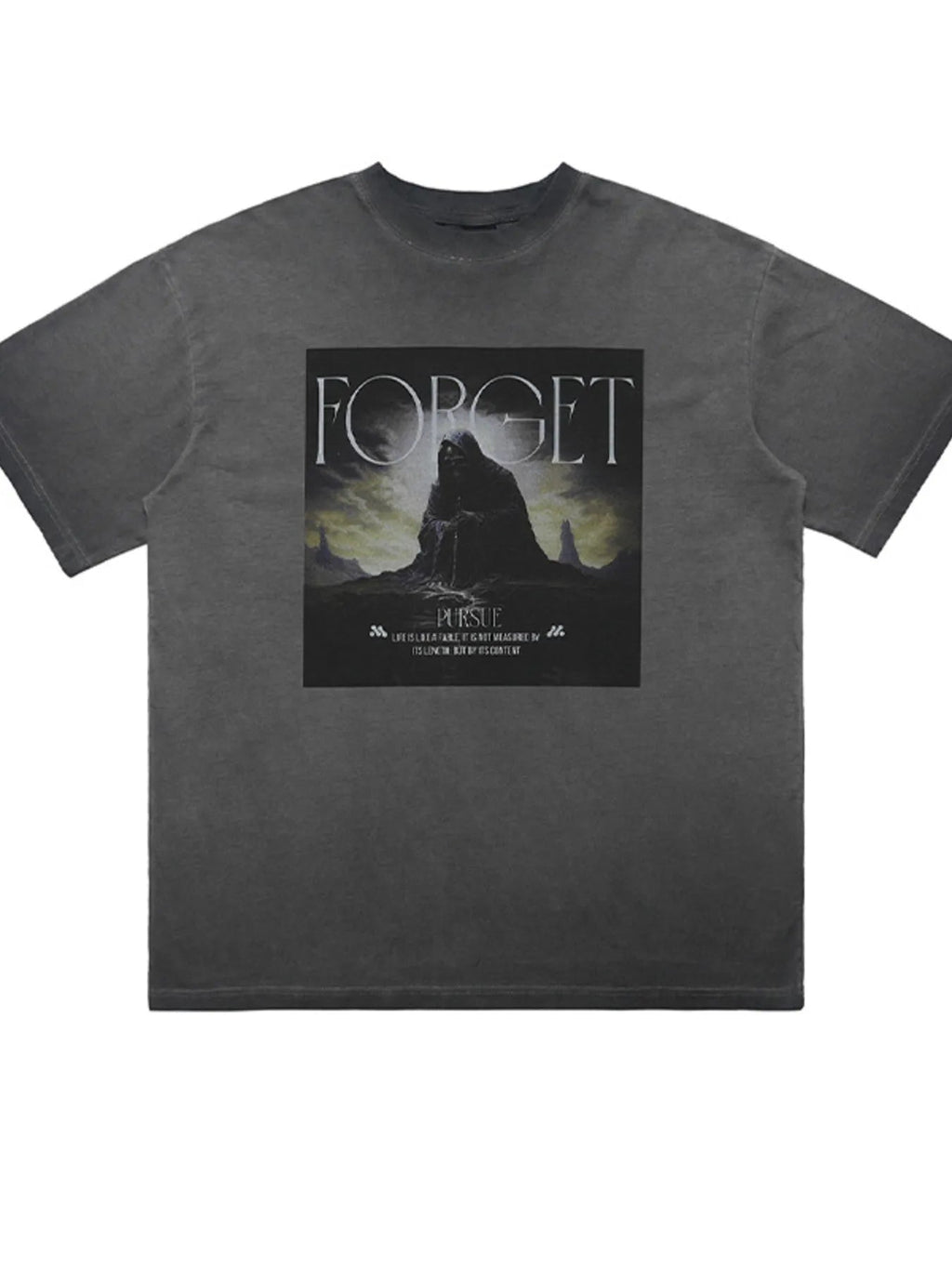 Men's Vintage Wash Graphic Oversized T-Shirt - RichDrip