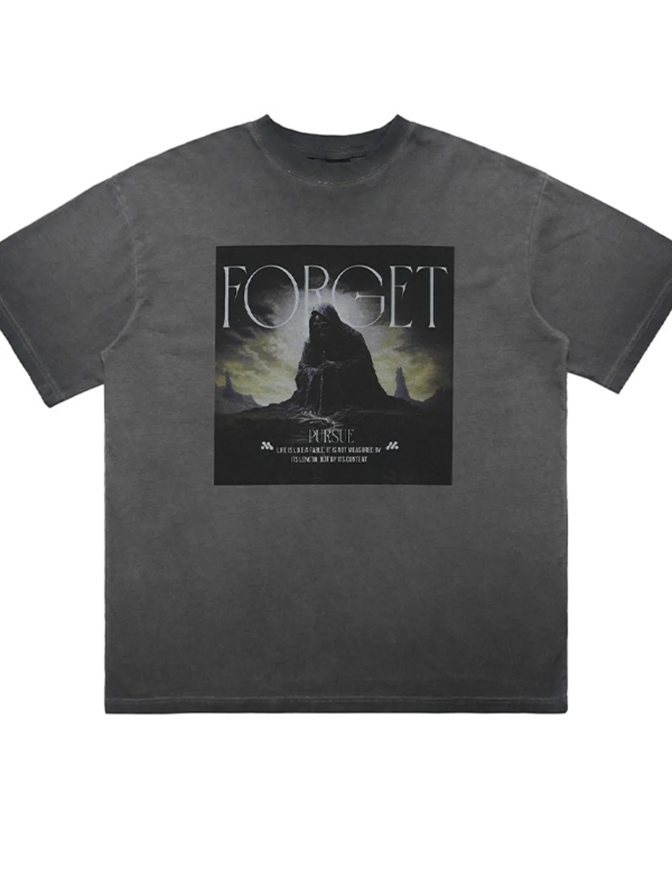 Men's Vintage Wash Graphic Oversized T-Shirt - RichDrip