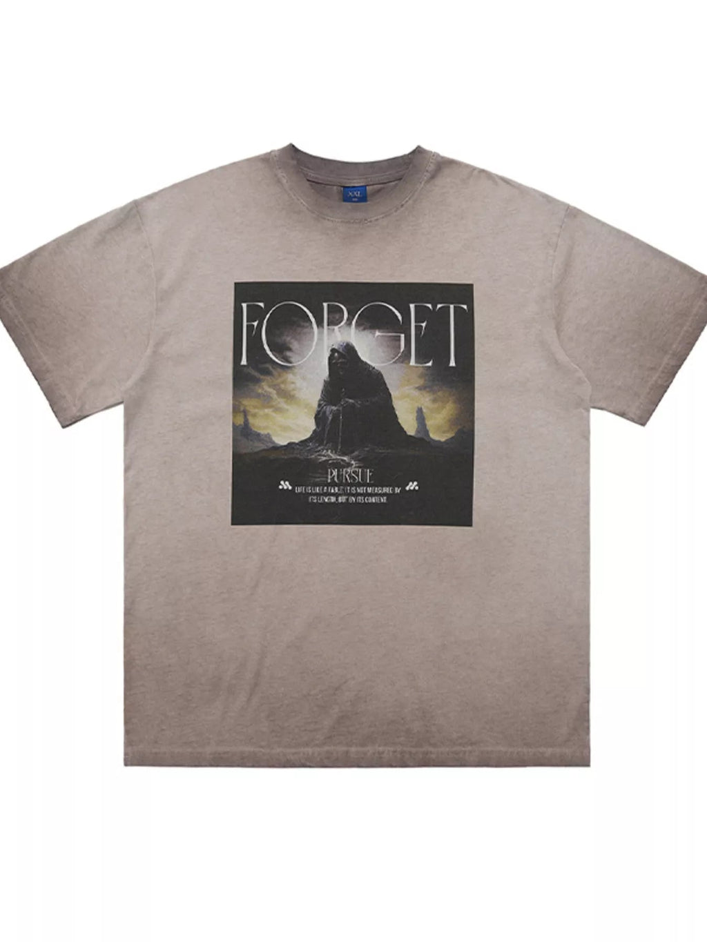 Men's Vintage Wash Graphic Oversized T-Shirt - RichDrip