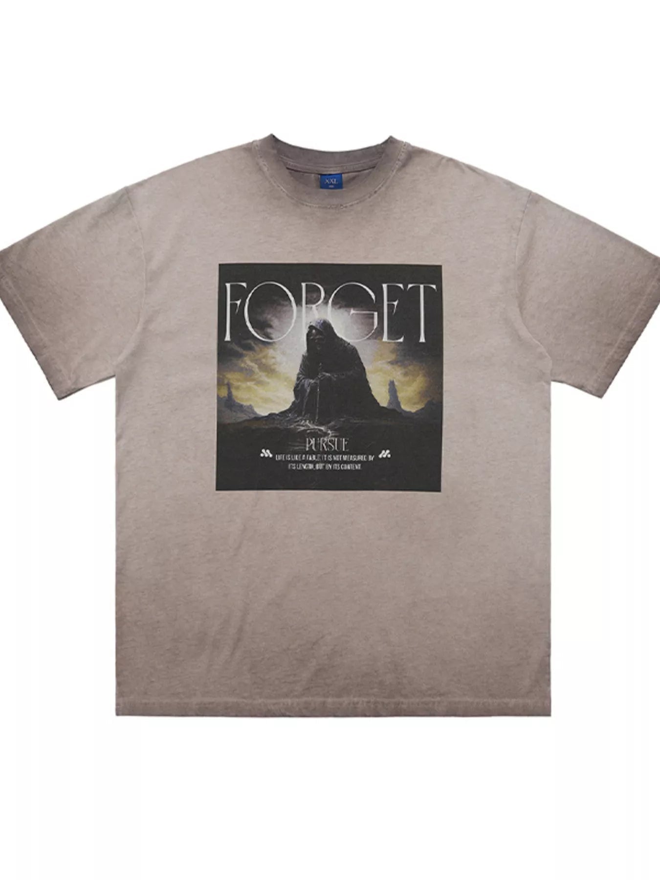 Men's Vintage Wash Graphic Oversized T-Shirt - RichDrip